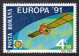 Romania 1991 Europa CEPT Space Satelite Communications Eutelsat I MNH - 1991