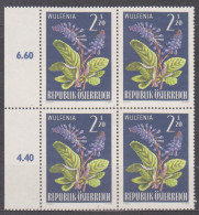1966 , Mi 1211 ** (1) -  4er Block Postfrisch - Alpenflora - Kärntner Wulfenie - Nuevos
