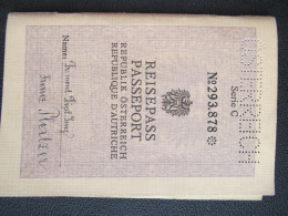 Reisepass Passport Österreich Austria   // P5917 - Historische Documenten