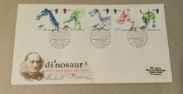 UK Great Britain 1991 Dinosaurs Richard Owen FDC - Ohne Zuordnung