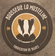 Sous Bock Bière Artisanale La Musteline - Bierdeckel