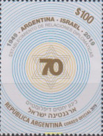 624166 MNH ARGENTINA 2019 70 ANIVERSARIO DE LAS RELACIONES DIPLOMáTICAS ENTRE ARGENTINA E ISRAEL - Ungebraucht
