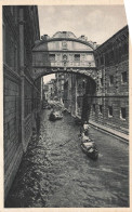 ITALIE - Venezia - Vue Sur Le Pont Des Sospiri - Animé - Bateaux - Carte Postale Ancienne - Venezia (Venice)