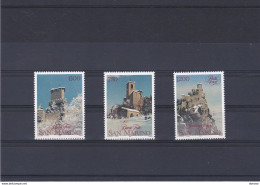 SAINT MARIN 1991 Noël, Forteresse Yvert 1282-1283 + PA 147, Michel 1488-1490 NEUF** MNH Cote 6 Euros - Nuevos