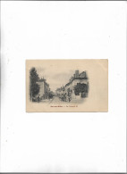 Carte Postale Ancienne Bar-sur-Aube (10) Rue Nationale Avec Attelage - Bar-sur-Aube
