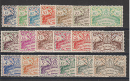 Guadeloupe 1945 Série De Londres 178-196, 19 Val ** MNH - Unused Stamps