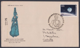 Inde India 1975 Special Cover Rajasthan Stamp Exhibition, Woman Women, Traditional, Sari, Man Pictorial Postmark - Cartas & Documentos