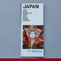 BOAC - JAPAN, Vintage Tourism Brochure, Prospect, Guide (pro3) - Dépliants Turistici