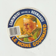 étiquette  Fromage  : Le Moine  Gourmand , Normandie - Kaas