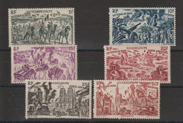 Guadeloupe 1946 Tchad Au Rhin PA 7-12, 6 Val **  MNH - Luftpost