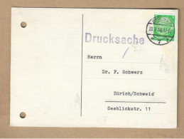 Los Vom 22.05   Karte Aus Berlin In Die Schweiz 1938 - Storia Postale
