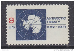 USA 1971 Antarctic Treaty 1v ** Mnh  (59956) - Nuovi