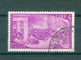 ITALIE - N°519 Oblitéré - Centenaire Du Risorgimento. Sujets Divers. - 1946-60: Usados
