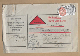 Los Vom 22.05   Dienst-Briefumschlag Aus Bad Aiblinge 1932 - Lettres & Documents