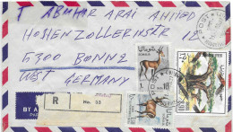 Postzegels > Afrika > Somalië (1960-...)aangetekende Brief Met 3 Postzegels (17911) - Somalië (1960-...)