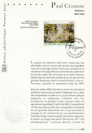 " BAIGNEUSE De PAUL CEZANNE " Sur Notice Officielle 1er Jour De 2006. N° YT 3894 . Parfait état. FDC à Saisir !!! - Aktmalerei