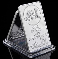 Lingot NEUF Plaqué Argent - USA Chercheurs D'Or - Andere & Zonder Classificatie