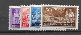 1937 MNH Liechtenstein Mi 152-55 Postfris** - Neufs