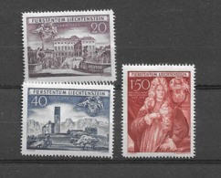 1949 MNH Liechtenstein Mi 281-3 - Unused Stamps