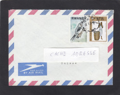 LETTRE AVEC TIMBRES " OISEAU/ U.P.U. ". - Covers & Documents