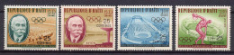 Haiti 1960 Olympic Games Rome Set Of 4 With Overprint MNH - Verano 1960: Roma