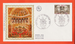 11966 / ⭐ FDC Soie Centenaire Convention Du SENAT 1875 Premier 1er Jour Emission PARIS 24-05-1975 First Day Cover F.D.C - 1970-1979