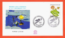 11979 / ⭐ NUPHAR LUTEUM 1er Premier Jour Emission Espèces Zones Humides NANTES 12 Septembre 1992 F.D.C First Day Cove - 1990-1999