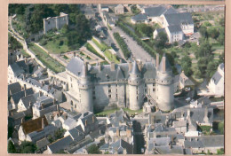 11746 / ⭐ LANGEAIS 37-Indre Loire Forteresse LOUIS XI Barrer Route Bretons Quartier Ville Vue Aérienne 1980s- GREFF375 - Langeais