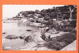 11595 / SAINT-AYGULF St 22-Cote Nord Plage Et Le Port-Abri 1950s Photo-Bromure LA CIGOGNE Exclusivité André LECONTE - Saint-Aygulf