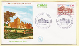11916 / ⭐ FDC SAINT-GERMAIN-en-LAYE Yvelines Chateau XIXe Siècle 1er Premier Jour Emission 17  Juin 1967 - 1960-1969