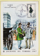 11902 / ⭐ FDC 1er Premier Jour JOURNEE Du TIMBRE Facteur Second Empire MONTARGIS 08-04-1967 Illustration BETEMPS - 1960-1969