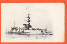11848 / ♥️ ◉ Peu Commun Cliché Marius BAR 46-AMIRAL TREHOUART Garde-Cotes Cuirassé Marine Militaire Française 1890s-KUHN - Warships