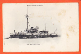 11822 / ⭐ Cliché Marius BAR 29- L'INDOMPTABLE Garde-Cotes Cuirassé Marine Militaire Française 1890s Editeur KUHN - Warships