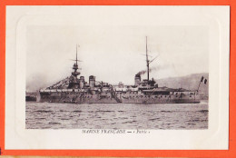 11840 / ⭐ Ed. Luxe Détourée Le PATRIE Cuirassé Type REPUBLIQUE Marine Militaire Française 1910s Comptoir Industriel  - Warships