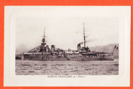 11830 / ⭐ Ed. Luxe Détourée La PATRIE Cuirassé Classe REPUBLIQUE De La Marine Française 1910s Comptoir Industriel - Warships