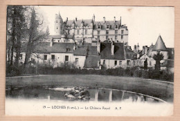 11729 / ⭐ LOCHES 37-Indre Et Loire Chateau ROYAL Maison Village Jardin Bassin Jet Eau - PAPEGHIN N°19 - Loches