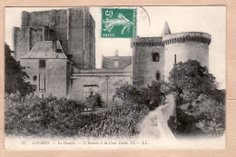 11728 / ⭐ LOCHES 37-Indre Et Loire Donjon Entrée CourR LOUIS XI 1908 à DUCHATEL Rue Gaité Paris - LEVY N°33 - Loches