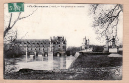 11736 / ⭐ CHENONCEAUX 37-Indre Loire Vue Générale Chateau 1908 à CHATENET 97 Rue Saint-Antoine Paris / GRAND BAZAR 1 - Chenonceaux