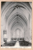 11666 / ⭐ CHINON 37-Indre Et Loire Intérieur De L'Eglise SAINT-ETIENNE St 1910s - J ROBERT LEVY N° 85 - Chinon