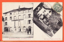 11629 / 52-BOURBONNE-les-BAINS GRAND HOTEL Bi-vues 1907 à Marius BOUTET Facteur Cycliste Paris Bureau XIV MUNIER-ARNOULD - Bourbonne Les Bains