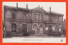 11654 / Rare MAZIERES 52-Haute-Marne Mairie Et Ecole Façade Entrée 1910s IR Nancy  - Sonstige & Ohne Zuordnung