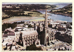 11501 / TREGUIER (22) Côtes-du-Nord QUARTIER CATHEDRALE Place Vue Generale Flamme LANNION 1970 - JOS DOAR - Tréguier