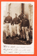 11872 / ⭐ Carte-Photo  Groupe De 4 BILEUX Militaires 44è Rég Infanterie - 290 Au JUS Vive Classe Qui Compte 243 Et Fuite - Regimenten