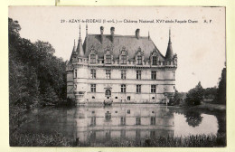 11757 / ⭐ AZAY-LE-RIDEAU Château National XVIem Façade Ouest 1910s - PAPEGHIN 29 Indre-Loire - Azay-le-Rideau