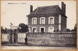 11787 / ⭐ SAUNAY 37-Indre-et-Loire La MAIRIE CpaWW1 Poilu ROY 1917 à BOUF InstituteurCrion Par Luneville - Other & Unclassified
