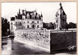 11733 / ⭐ CHENONCEAUX Indre-et-Loire Les Chateaux Douves Tour Des MARQUES Entrée Chateau 1950s GREFF 727 - Chenonceaux