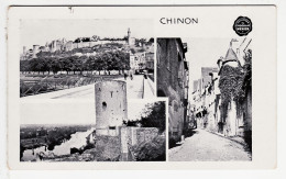 11660 / ⭐ CHINON Indre Loire Multivues CPPUB Collection Chocolat MENIER CPA 1910s - BERGER LEVRAULT 27 - Chinon
