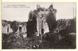 11550 / TONQUEDEC Côtes-du-Nord Armor Chateau Grand Donjon Vue Intérieures Ruines 1910s - VILLARD 2768 - Tonquédec
