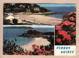 11607 / Cotes D'Armor Multivues Granit Rose PERROS GUIREC PLAGE TRESTAOU Pointe CHATEAU Flamme Poste  1976-JACK 160 - Other & Unclassified
