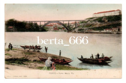 Porto * Gaia * Ponte Maria Pia * Edição Araújo & Sobrinho * Circulado 1905 * Portugal Bridge - Porto